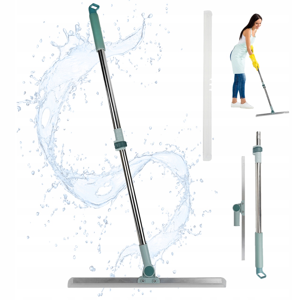 Levně Vodní Stěrka Sprchová Stěrka Teleskopická Škrabka 110 cm