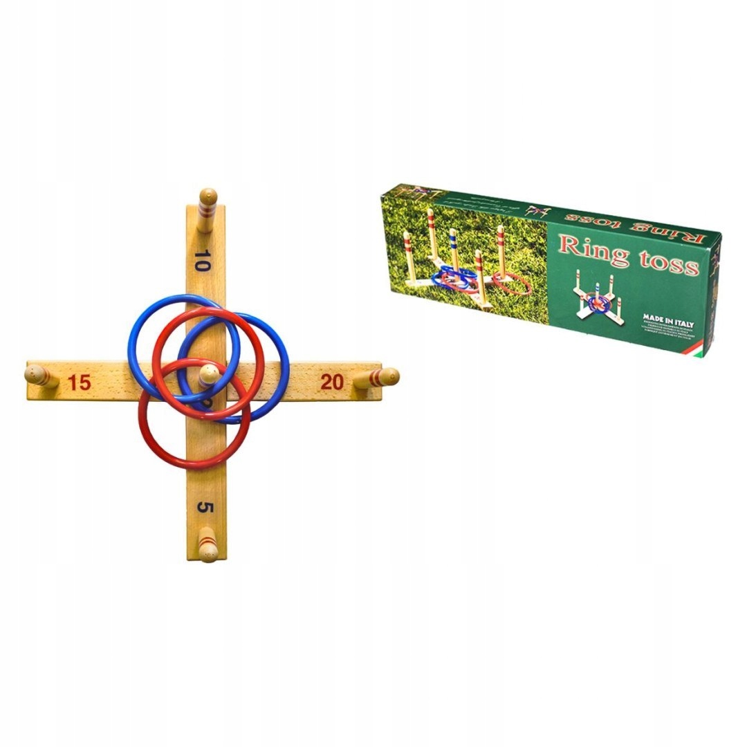 DREWNIANA GRA ZRĘCZNOŚCIOWA OGRODOWA LONDERO RINGO Stan opakowania oryginalne