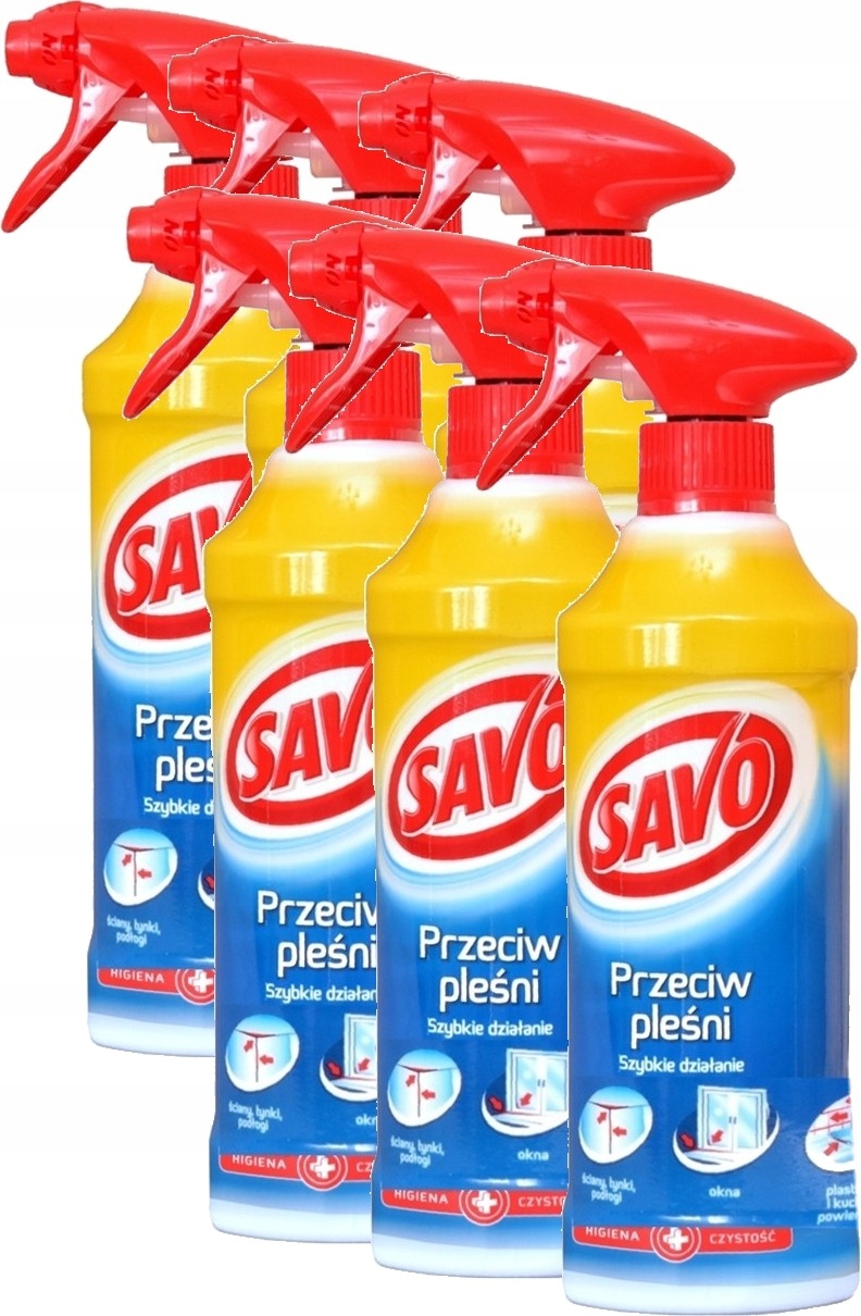 

Savo preparat do usuwania pleśni i grzybów x 6szt