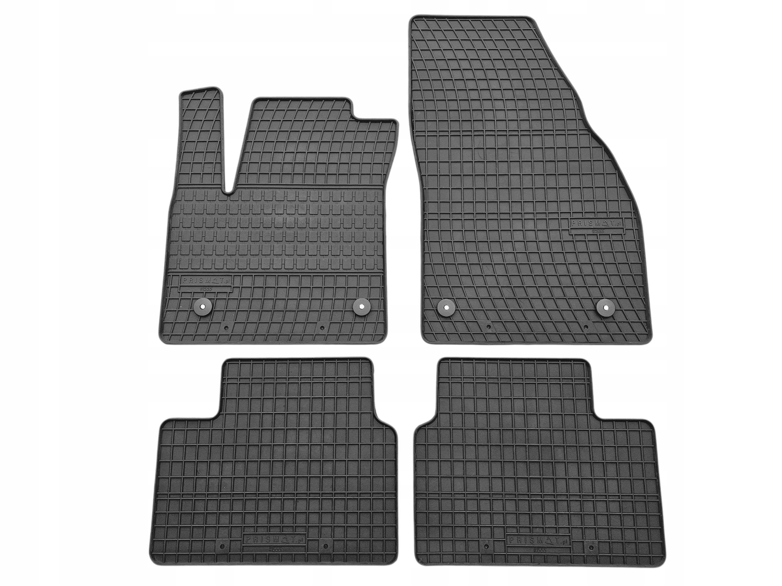 Dywaniki Gumowe Komplet Opel Meriva B 2010-2017 stopery