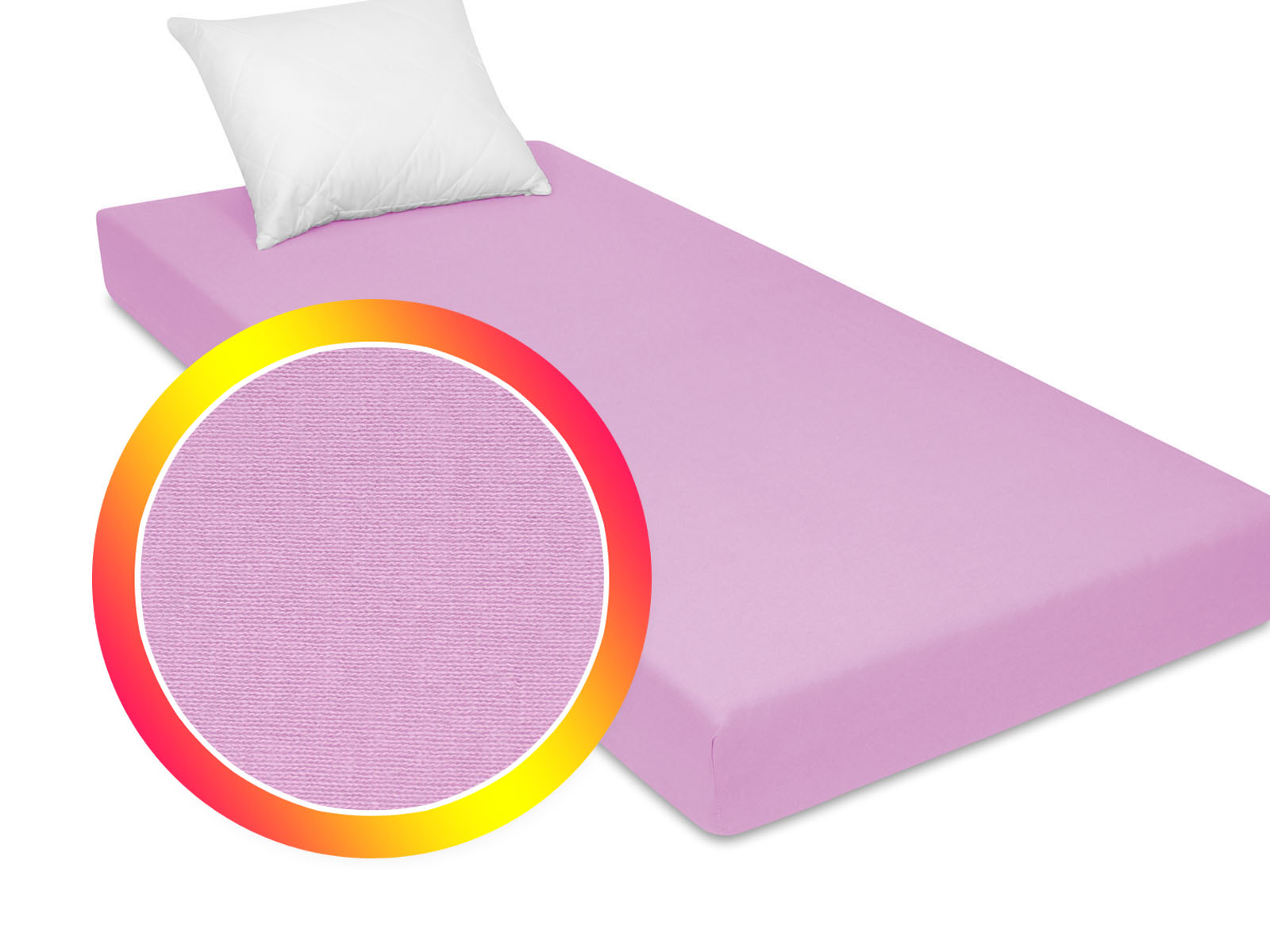 

Prześcieradło fioletowe z bawełny miękkie 90x180