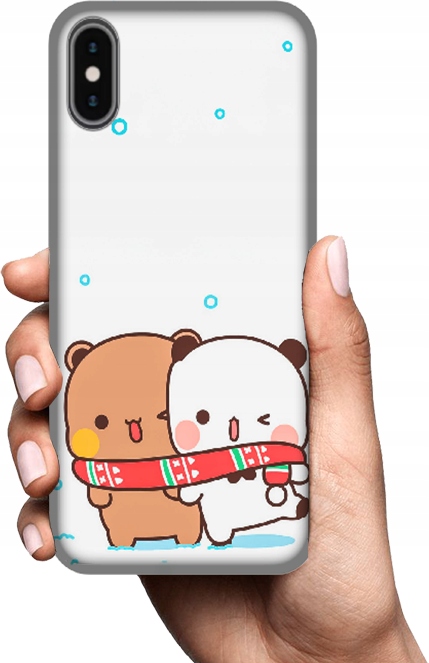 Świąteczne Etui Na Apple Iphone Xs Zimowe Bubu I Dudu +szkło