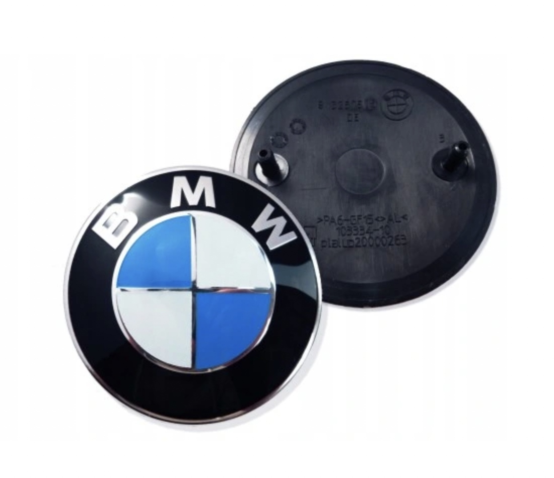 ZNACZEK LOGO EMBLEMAT NA MASKĘ BMW 82 mm Marka bez marki
