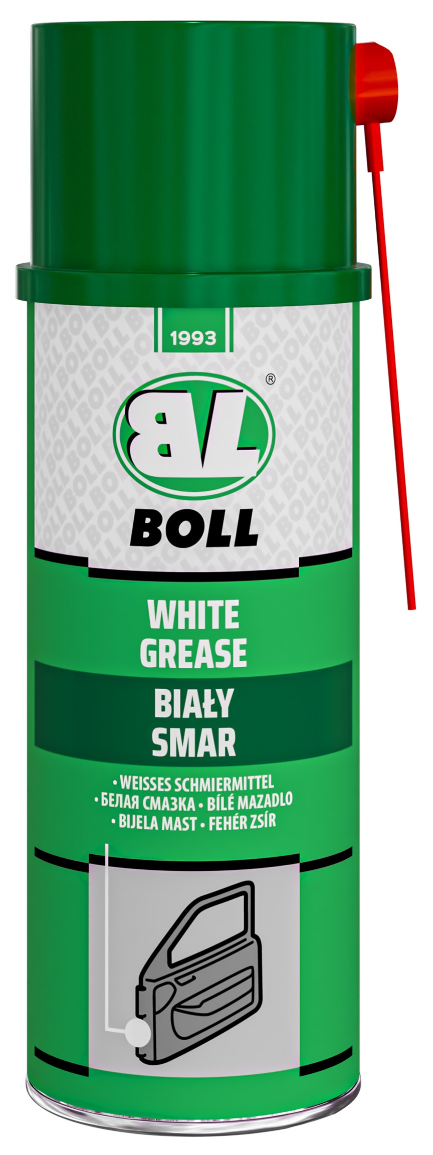 Boll biały smar spray 400ml na części ruchome