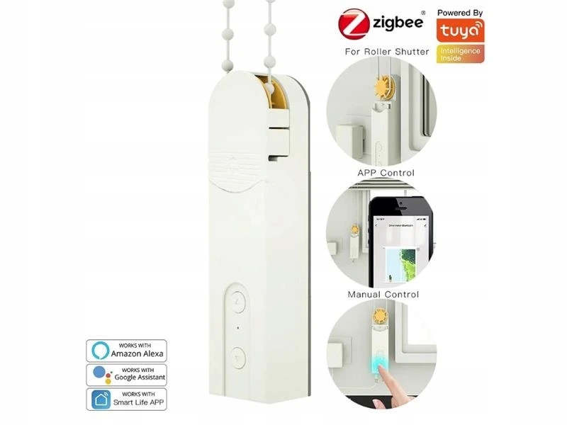 Smart motor žalúzií a roliet Moes Roller Curtain Motor ZigBeeTuya