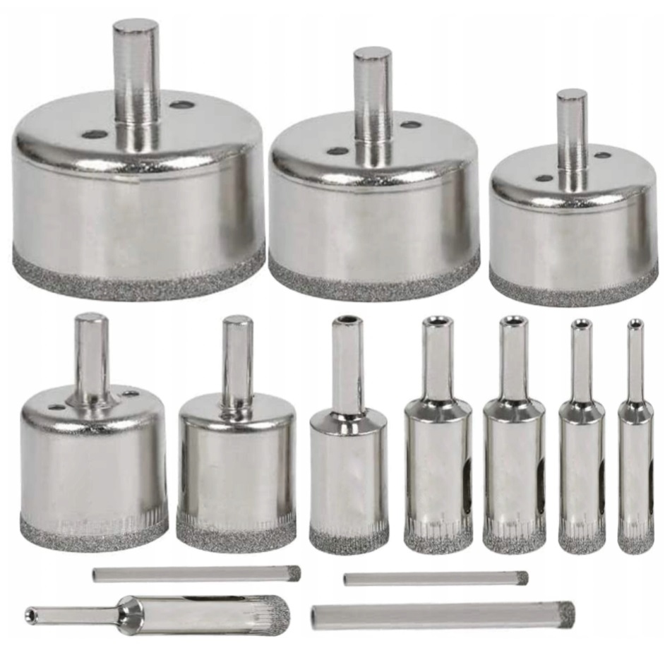 Otwornice diamentowe gresu płytek szkła 3-68 mm