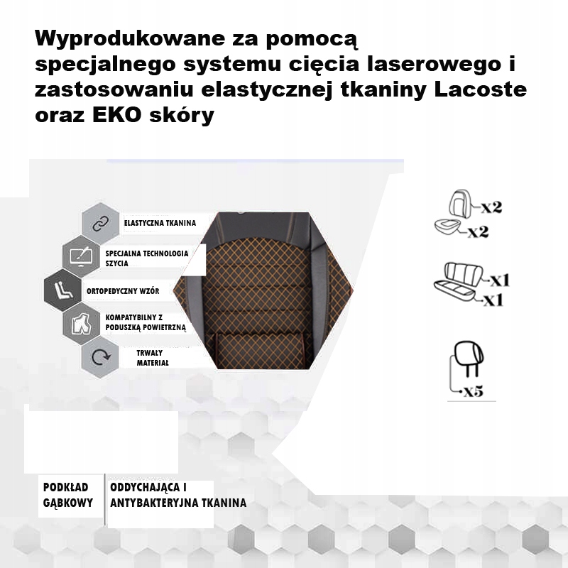 VW TOUAREG TIGUAN CADDY CC AMAROK POKROWCE NA FOTELE SAMOCHODOWE Kod producenta CLASS