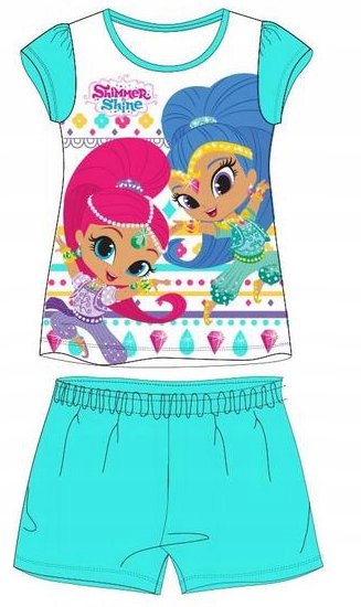 

Shimmer & Shine Piżama Krótki Rękaw 116 E08B