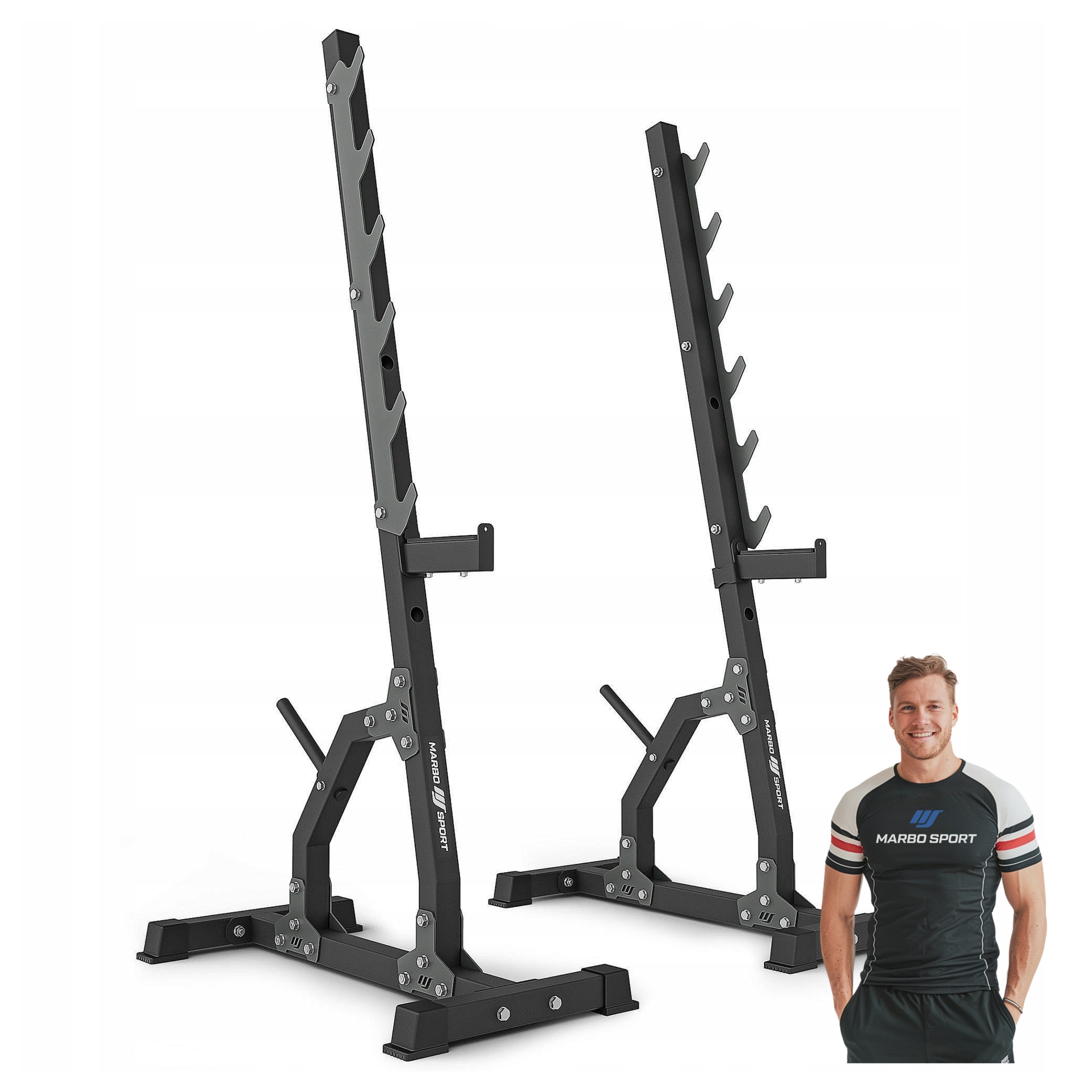 Víceúrovňové stojany pod činku Marbo Sport MS-S105 2.0