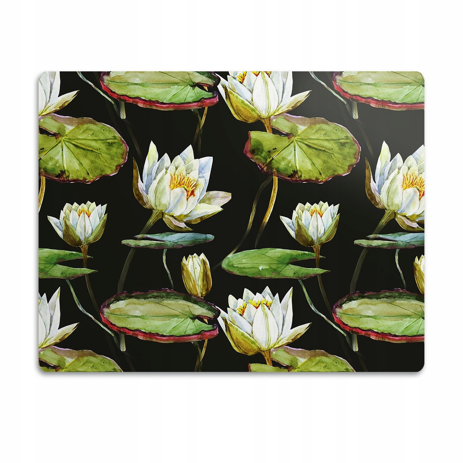 Levně Voděodolná podložka pod misku Lotosové květy 90x60 cm