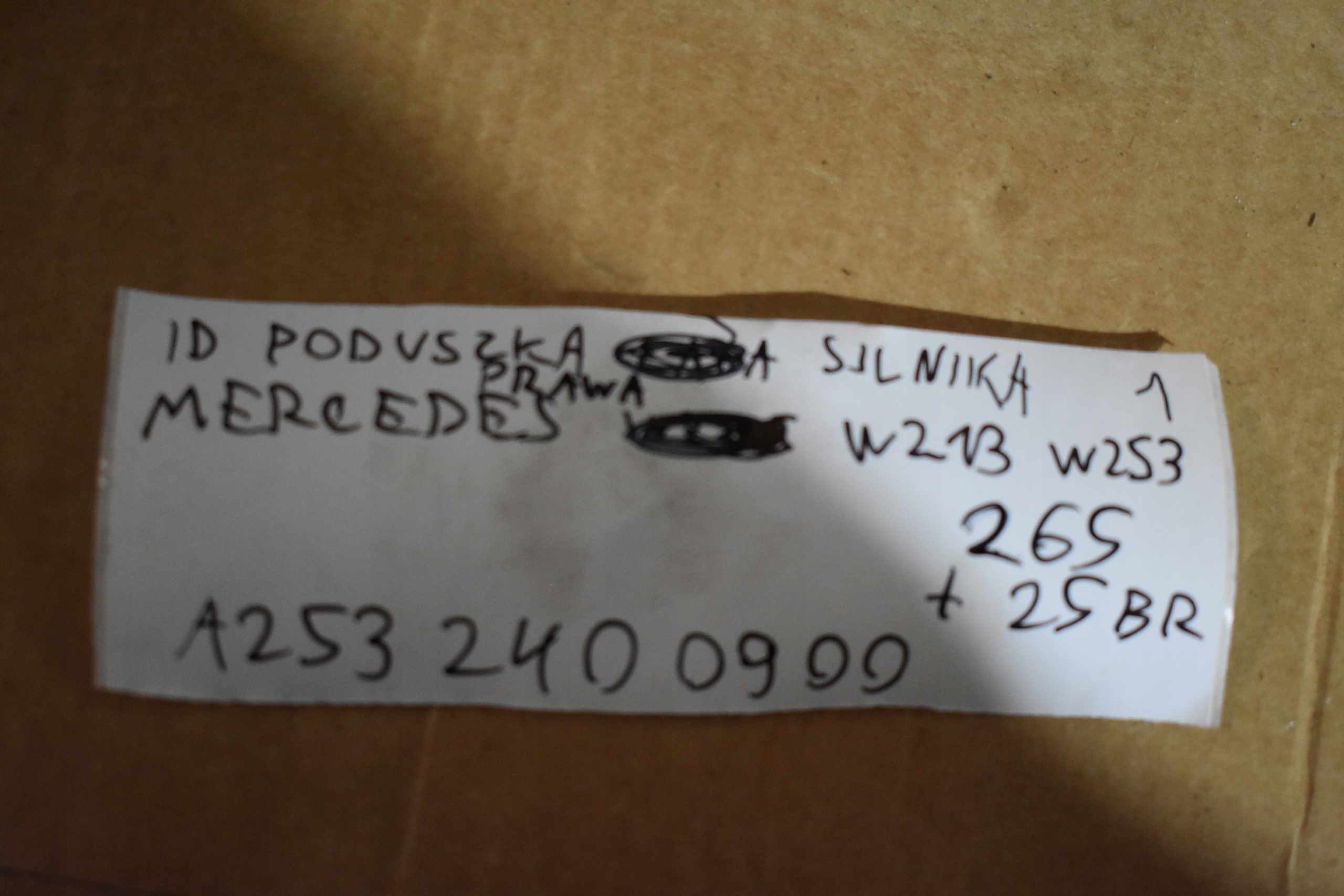 IDEALNA engine mount right MERCEDES W213 W253 1