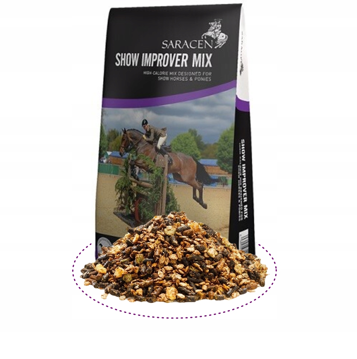 SARACEN Show Improver Mix pasza dla koni 20 kg EAN (GTIN) 50602674000321