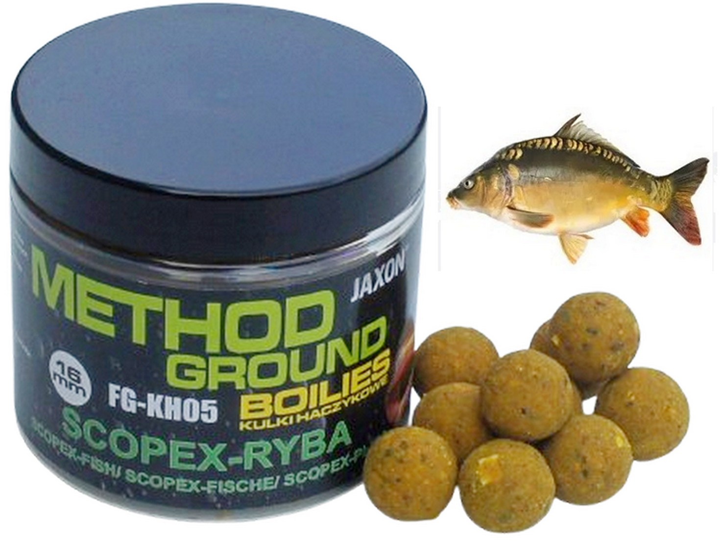 Kulki Scopex Ryba Proteinowe -method 16 MM Na Karpie Liny Grunt