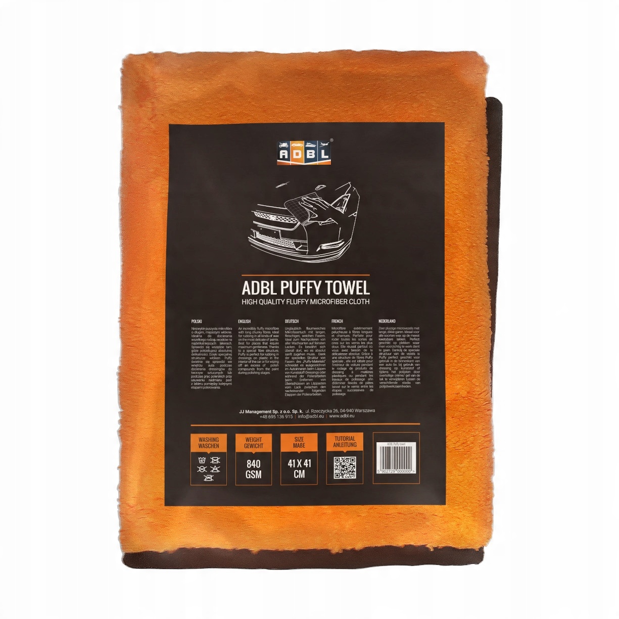 

Puszyta Mikrofibra 41x41cm Adbl Puffy Towel
