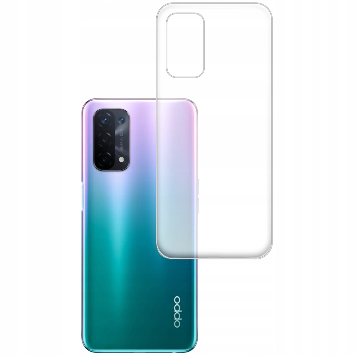 

Etui Do A54 A74 A93 Gumowe Slim Clear View