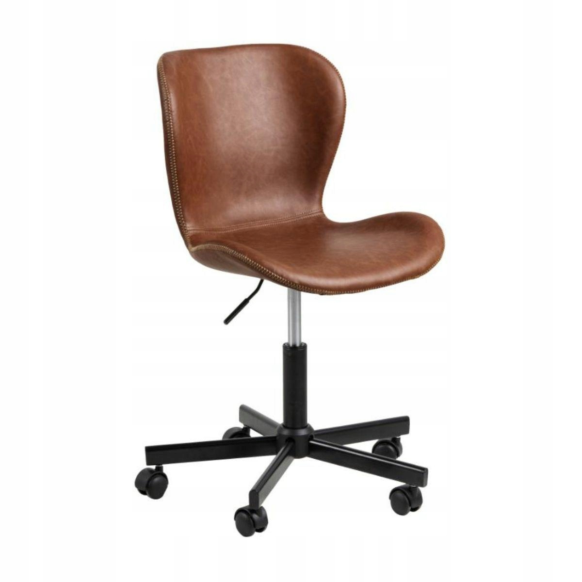 Otočná Kancelárska Stolička, stolička k stolu, nastaviteľná výška, umelá koža