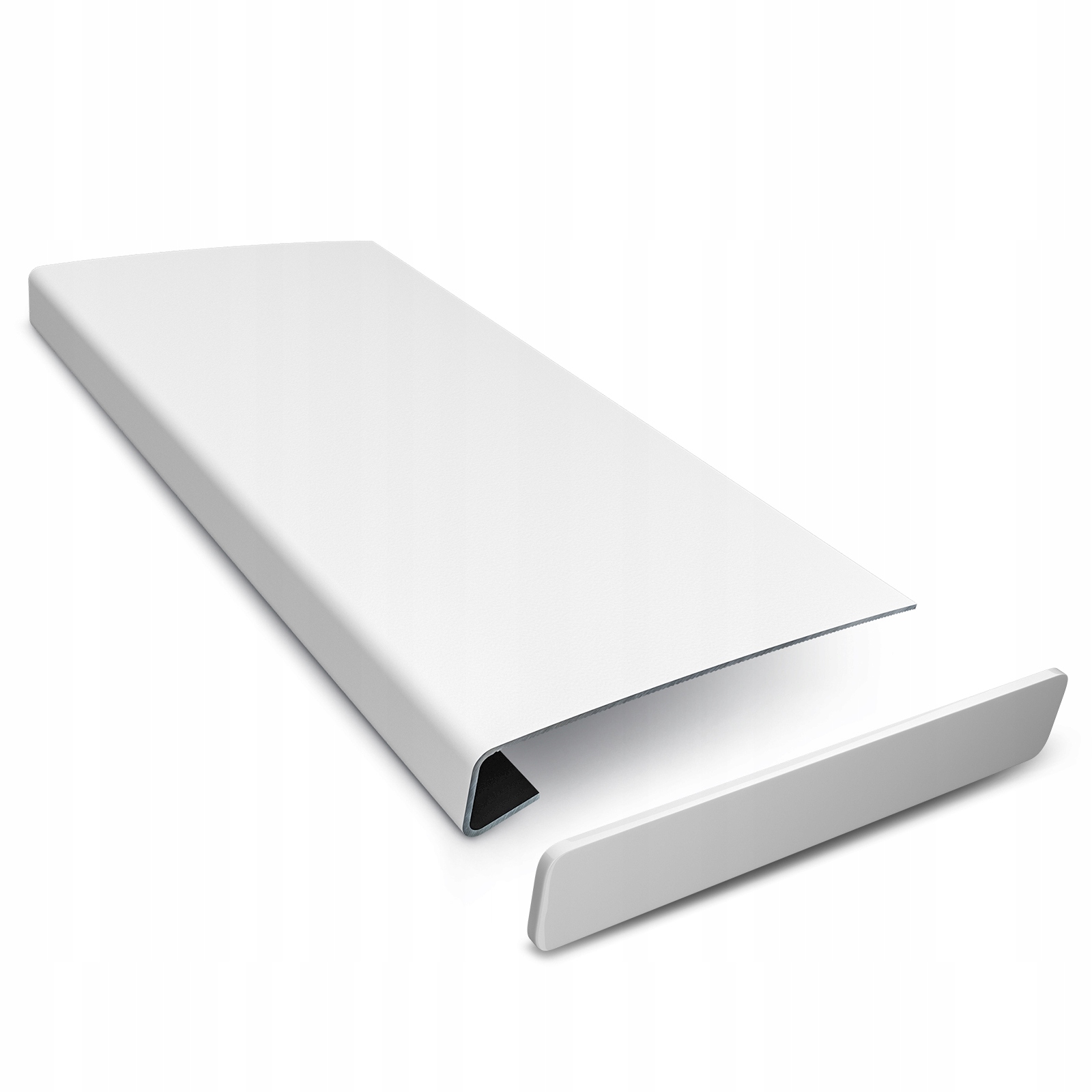 Renovační Pvc krytka na vnitřní parapet, bílá, šířka 38 Cm, délka 110 cm