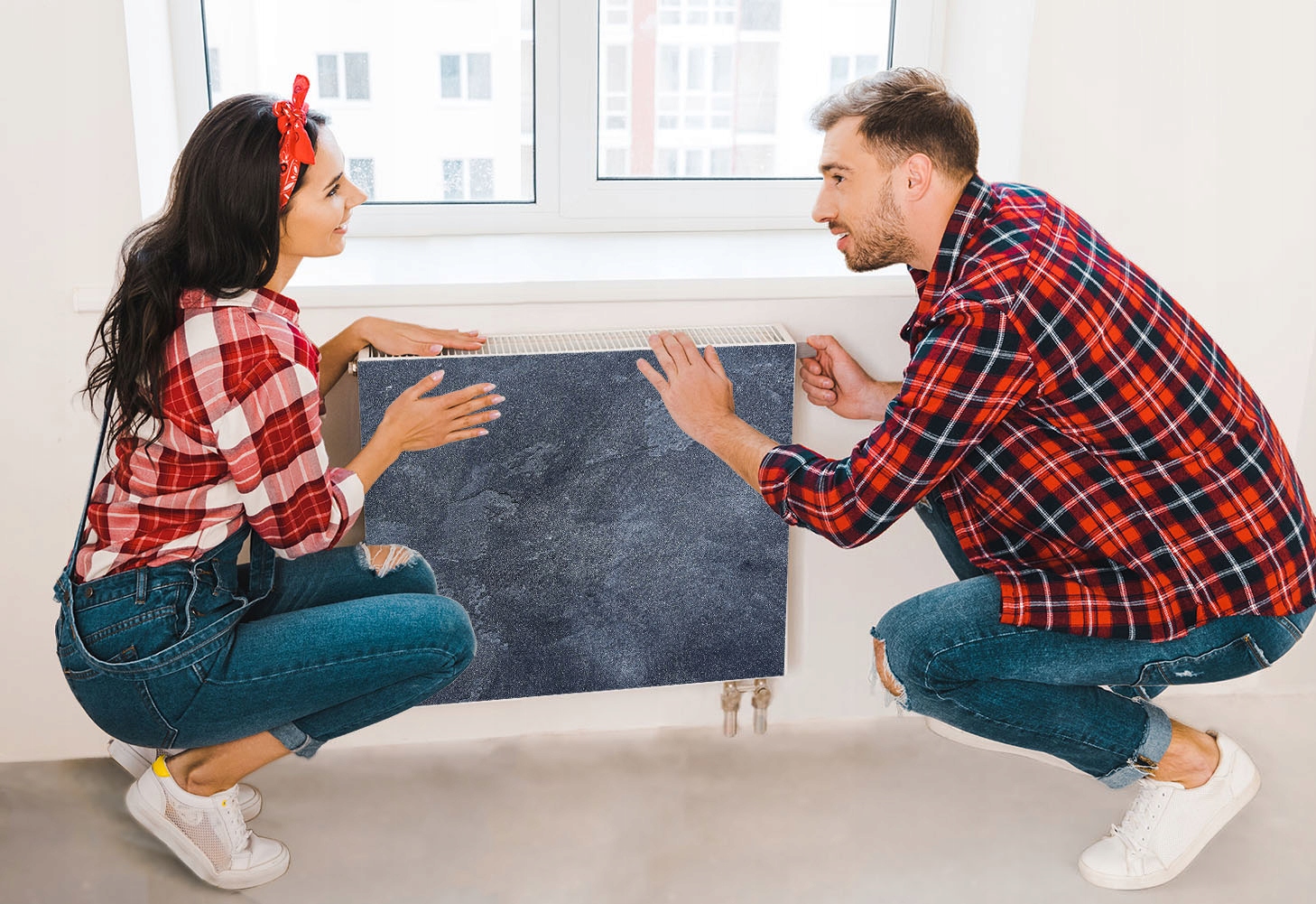 MAGNETYCZNA OSŁONA NA KALORYFER 60x60 ŁUPEK FOTOTAPETA Grubość materiału 1 mm