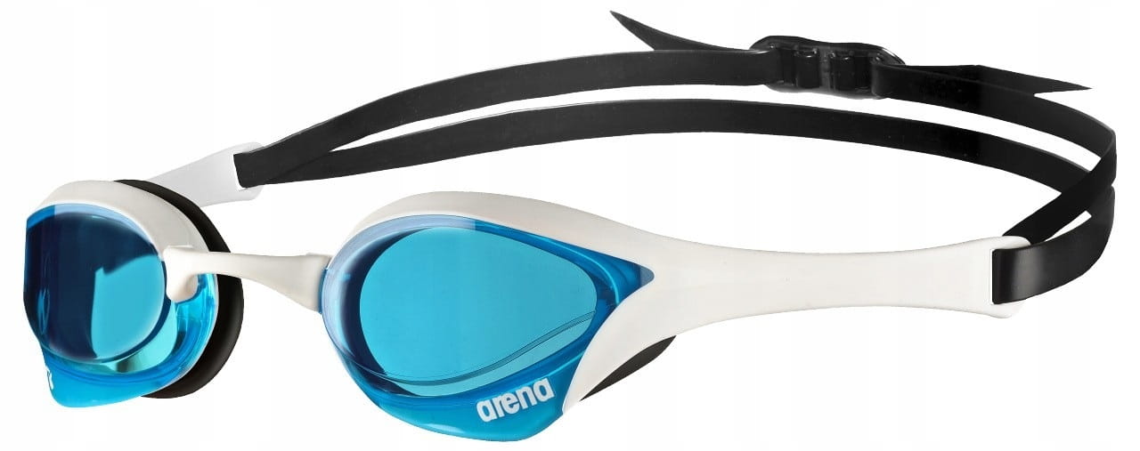 Arena Cobra Ultra Swipe okulary startowe niebieskie soczewki