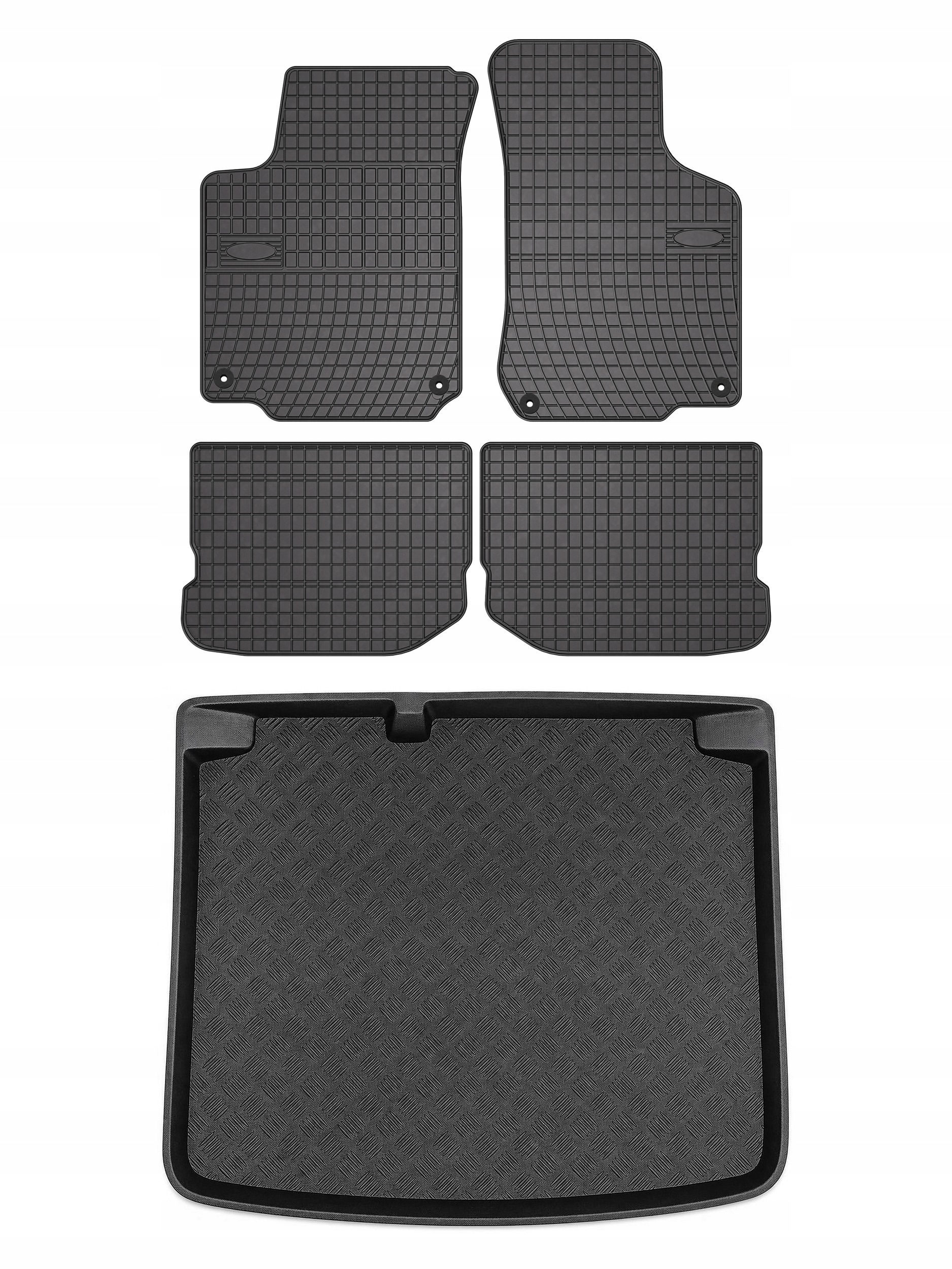 Gumové koberce SolidPRO rohož do kufru pro: Volkswagen Golf IV 1998-2002