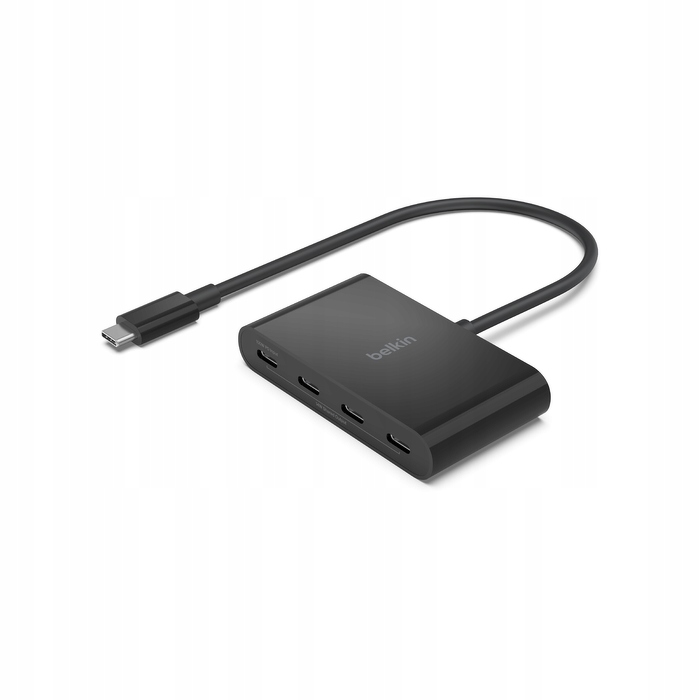 Belkin Hub Usb-c 10Gbps, Pd 100W, 4x Usb-c, černý