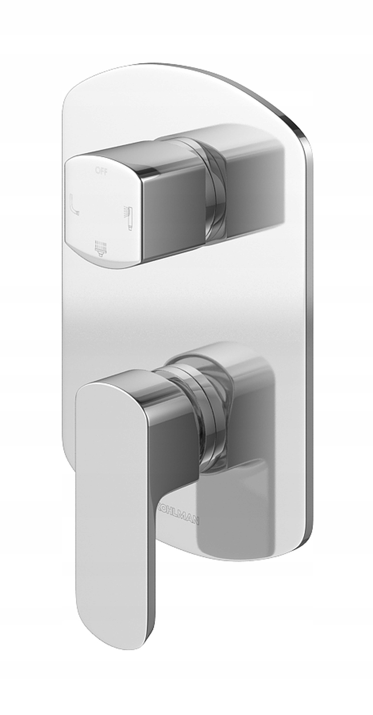 Podomietková vaňová batéria Kohlman Foxal chróm QW211F