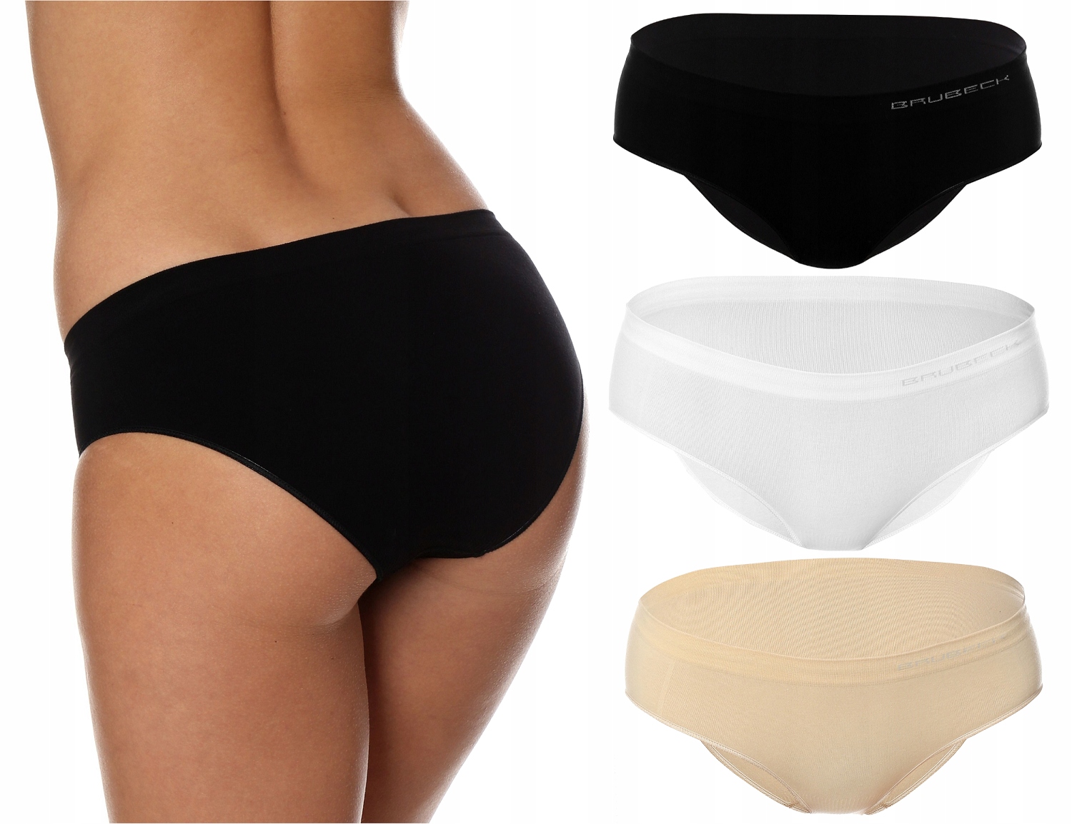 

Majtki bezszwowe Brubeck Hipster | 3-PACK | r. M