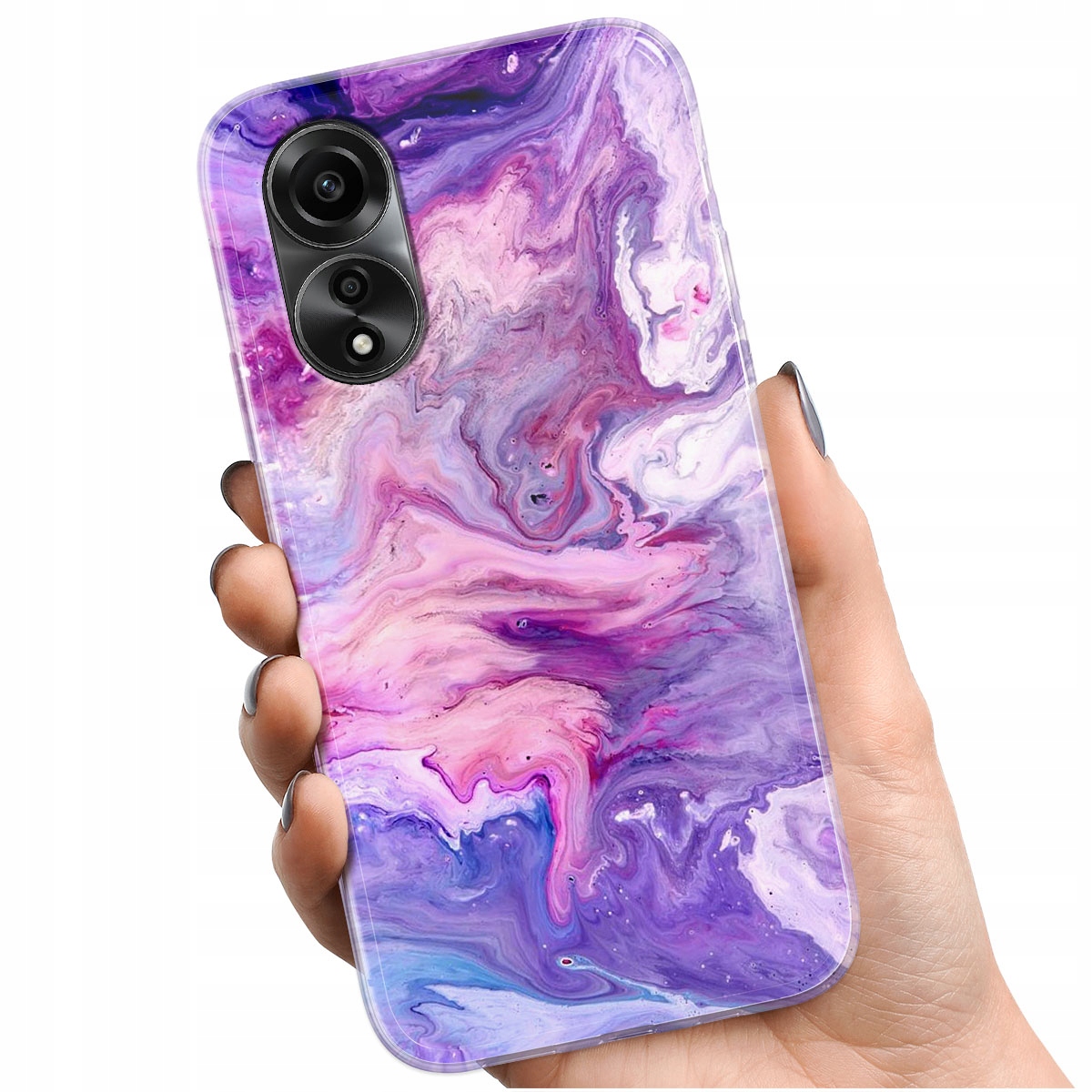 ETUI CASE SILIKONOWE OBUDOWA PLECKI NA TELEFON DO OPPO A58 A78 5G WZORY