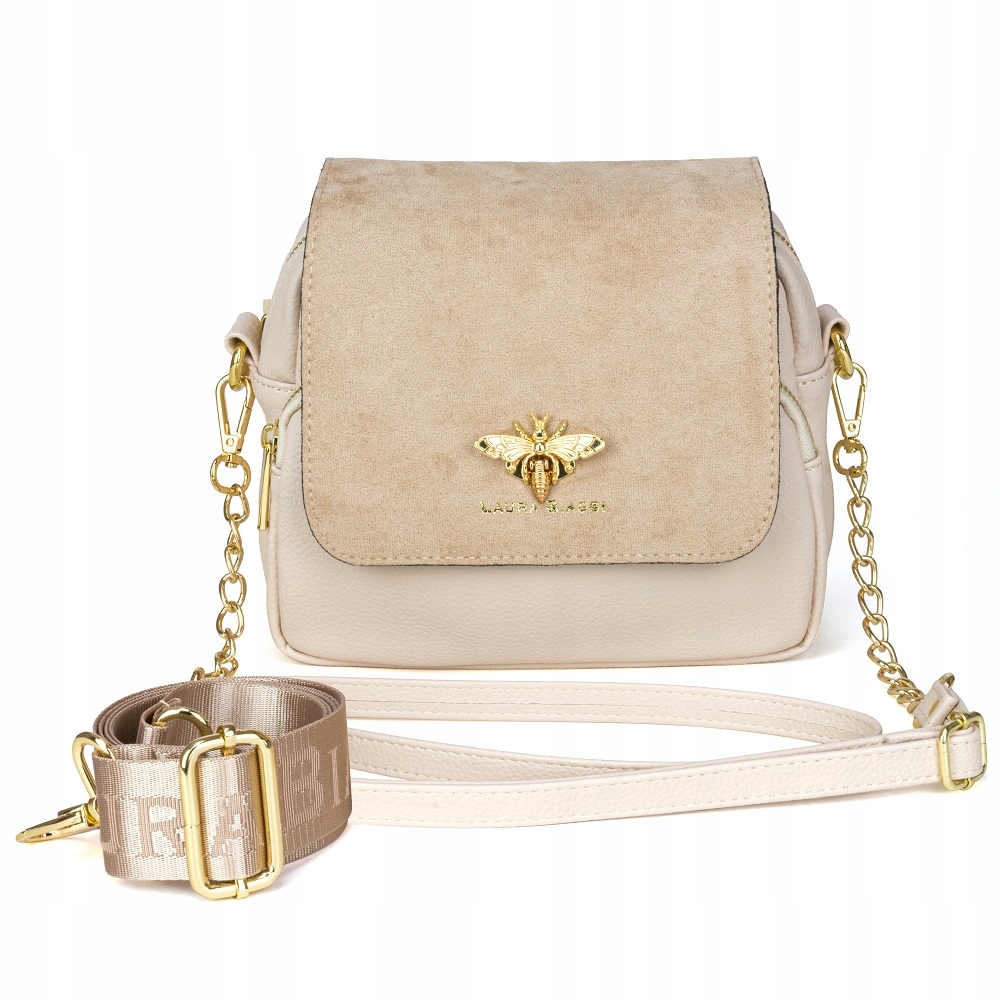 Polská Kabelka Přes Rameno Laura Biaggi Pásek Logo