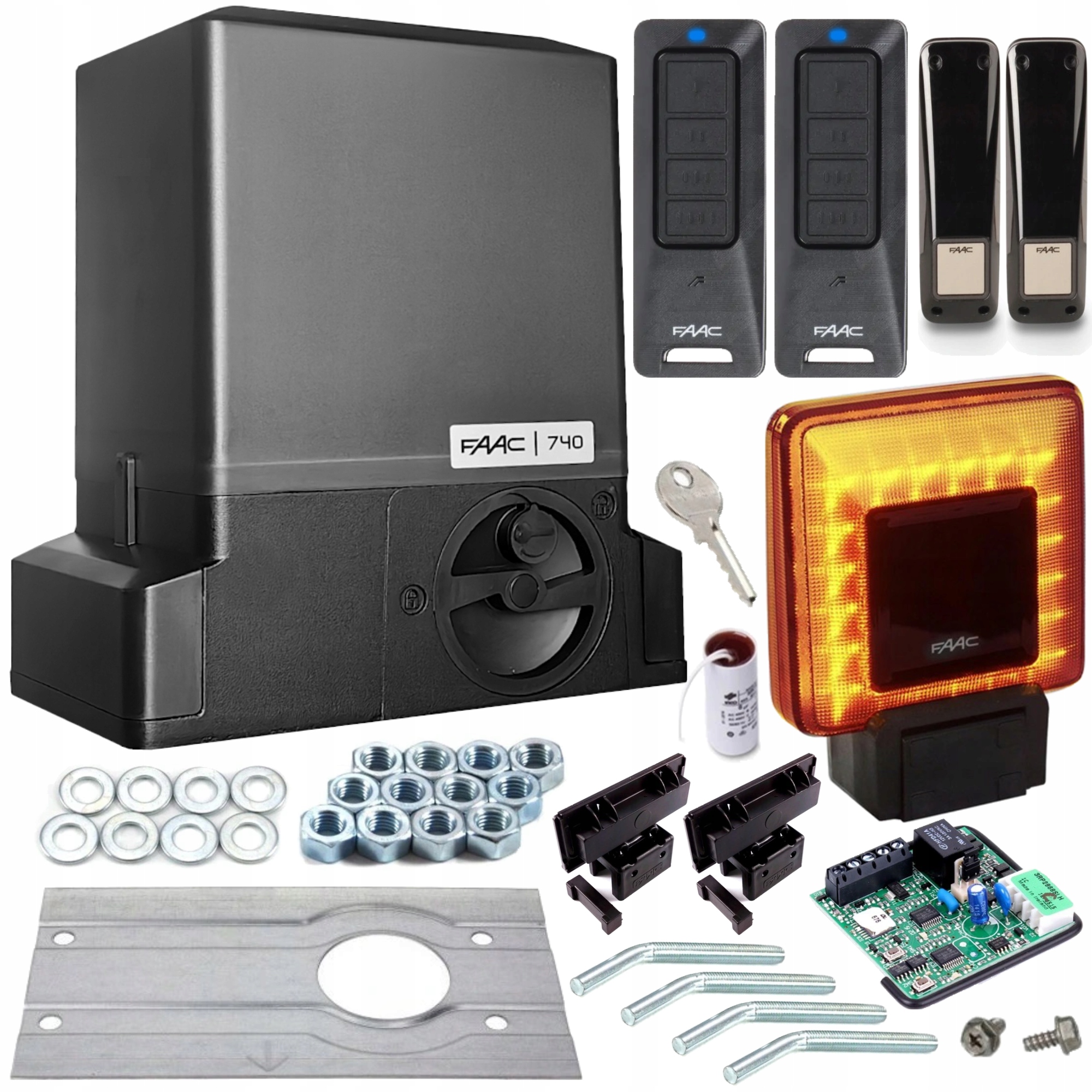 Sada pohonu Delta 2 Faac 740 Ovladače Lampa Xled