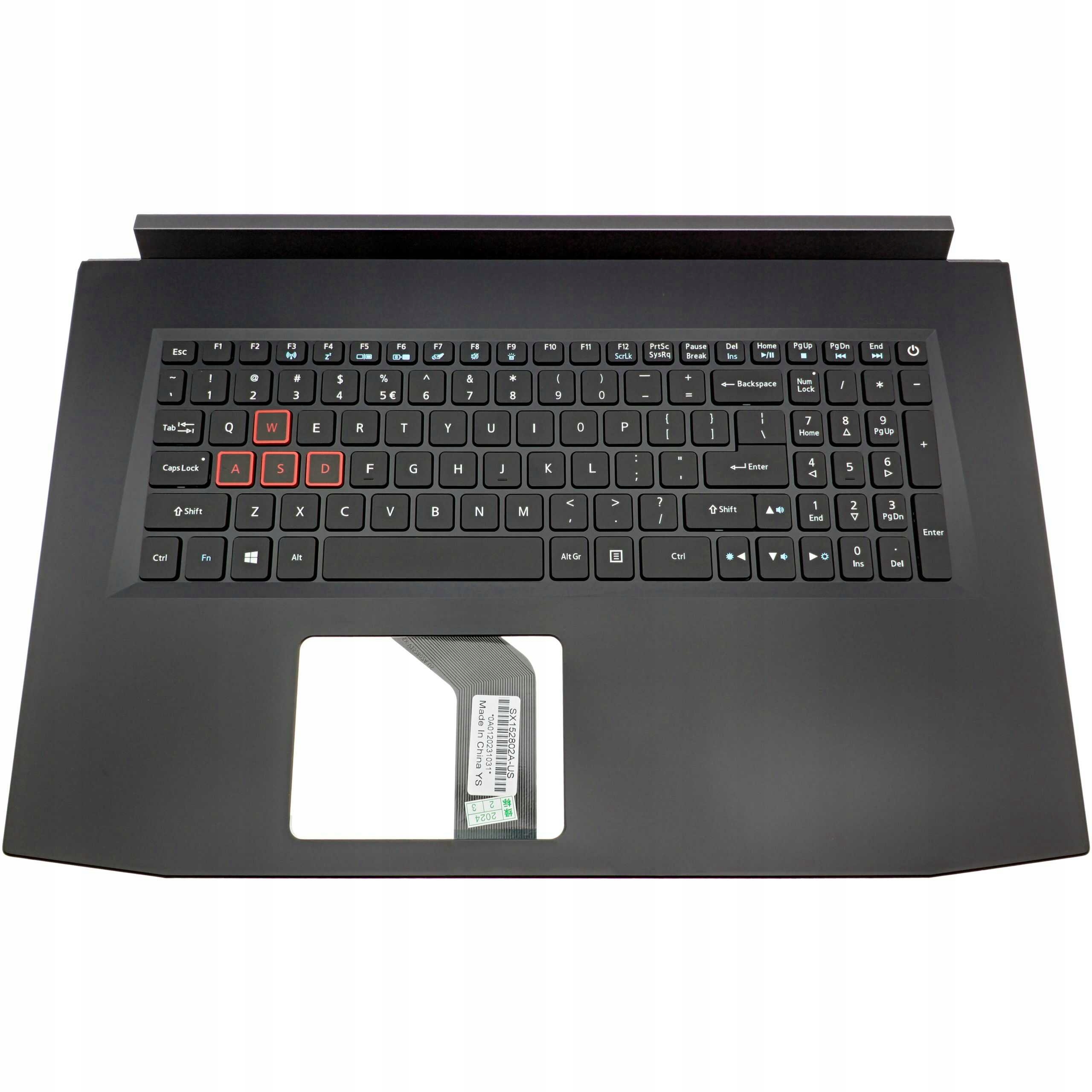 Palmrest Klawiatura Led Do Acer Predator Helios PH317-51 PH317-52 GTX1060