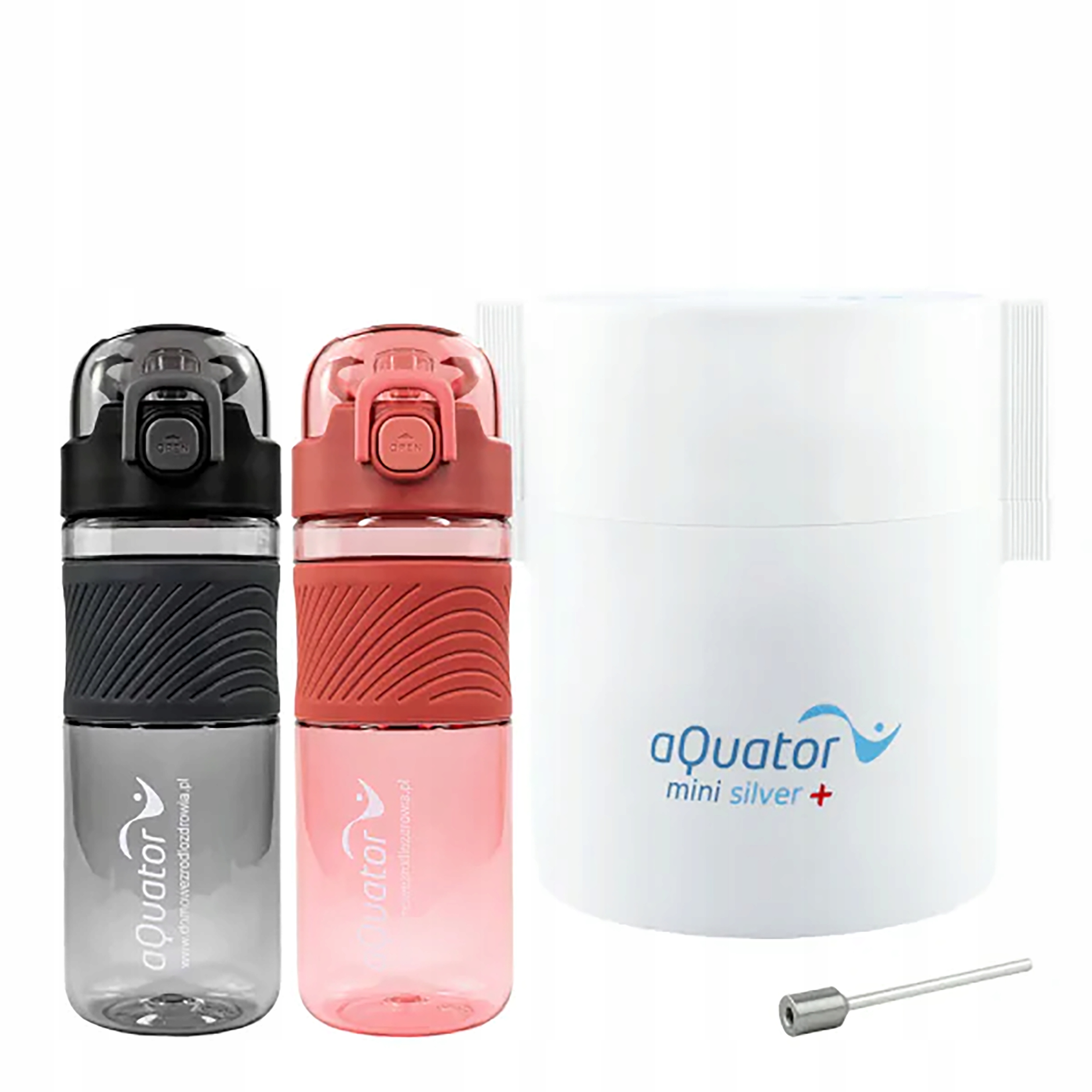 Jonizator wody Aquator Silver Mini 1,5 litra pH i wodór Srebro