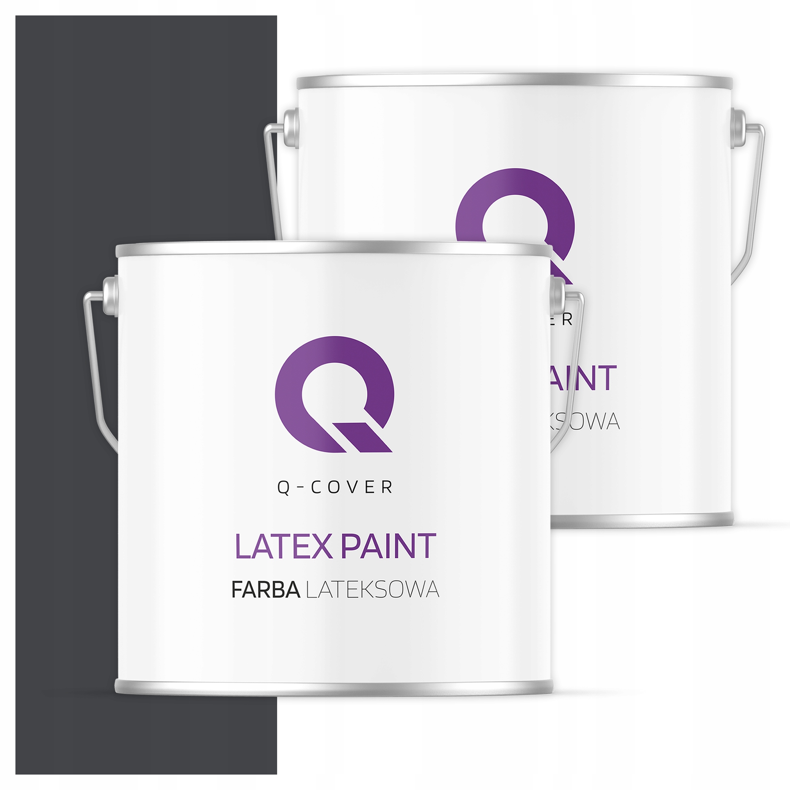 Barva vnitřní stropní barva 5L Hluboká matná barva Černá H0907