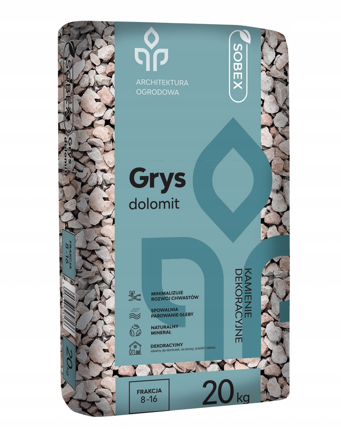 KAMIENIE DEKORACYJNE OZDOBNE GRYS DOLOMIT 20KG
