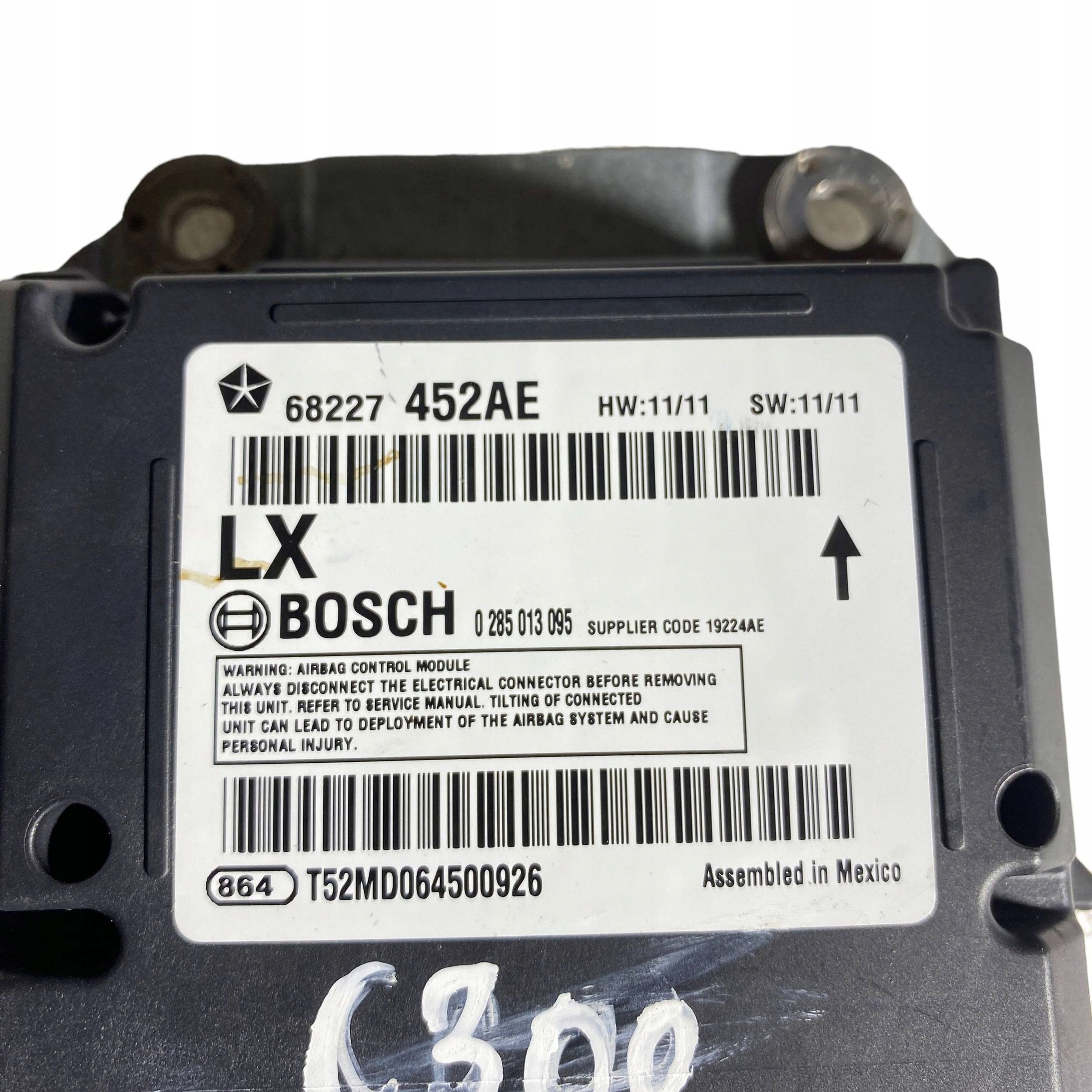 CHRYSLER 300C 2015 БЛОК УПРАВЛЕНИЯ airbag