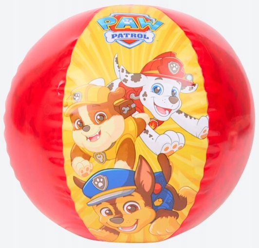 Paw Patrol Psi Patrol Beach Ball Dmuchana Piłka Plażowa 3D średnica 33cm
