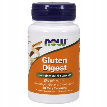 

Now Gluten Digest Enzymy na Trawienie Glutenu 60k