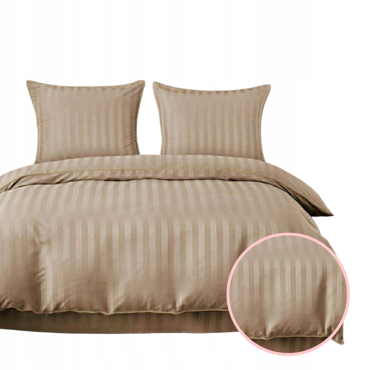 Luxusní povlečení Damašek 200x220 Světle Béžové – exkluzivní design a Styl