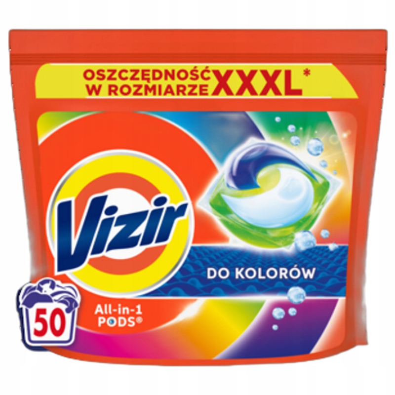 Vizir Kapsle na praní All in1 Pods Color 50 ks (50 x 18.2 g)