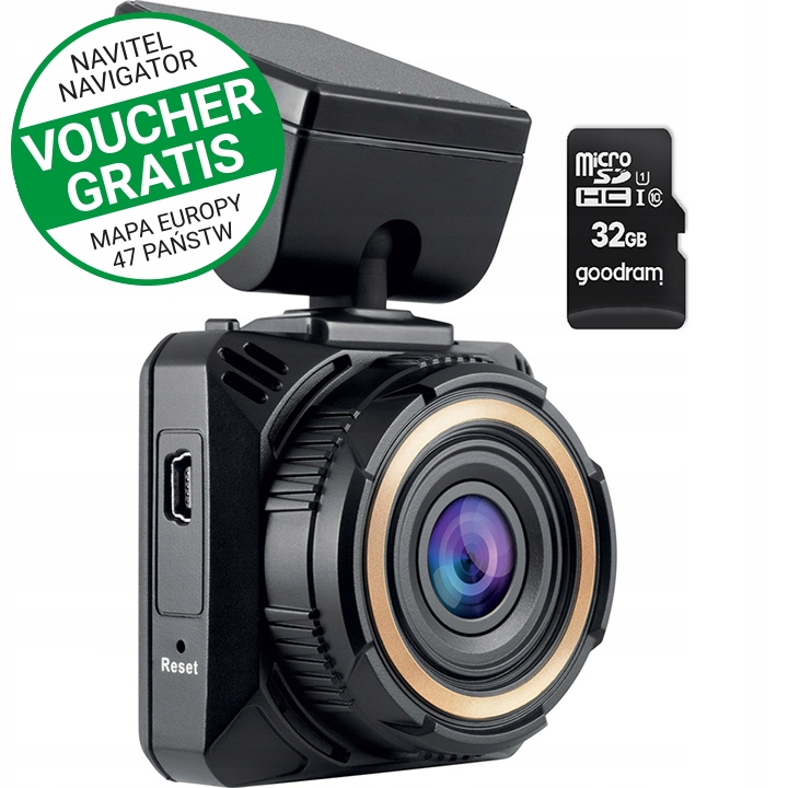 

Wideorejestrator Navitel R6 + Karta 32 Gb