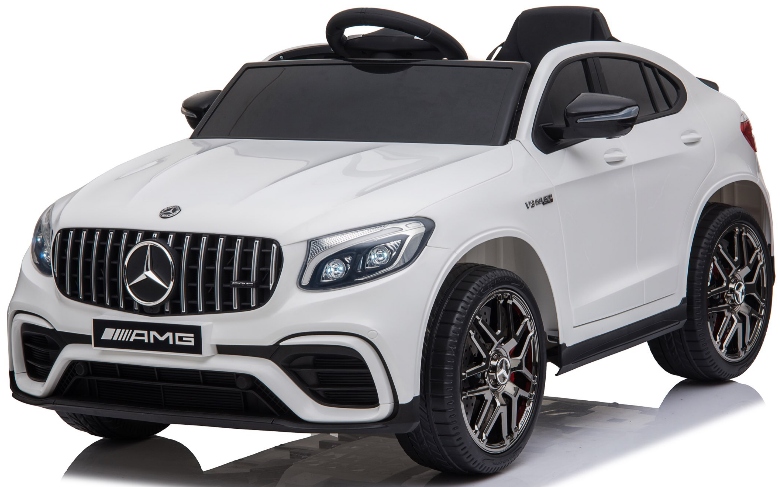 Mercedes Benz Glc 63S Auto Na Akumulator Skóra Pilot 4x4 Miękkie Koła Eva