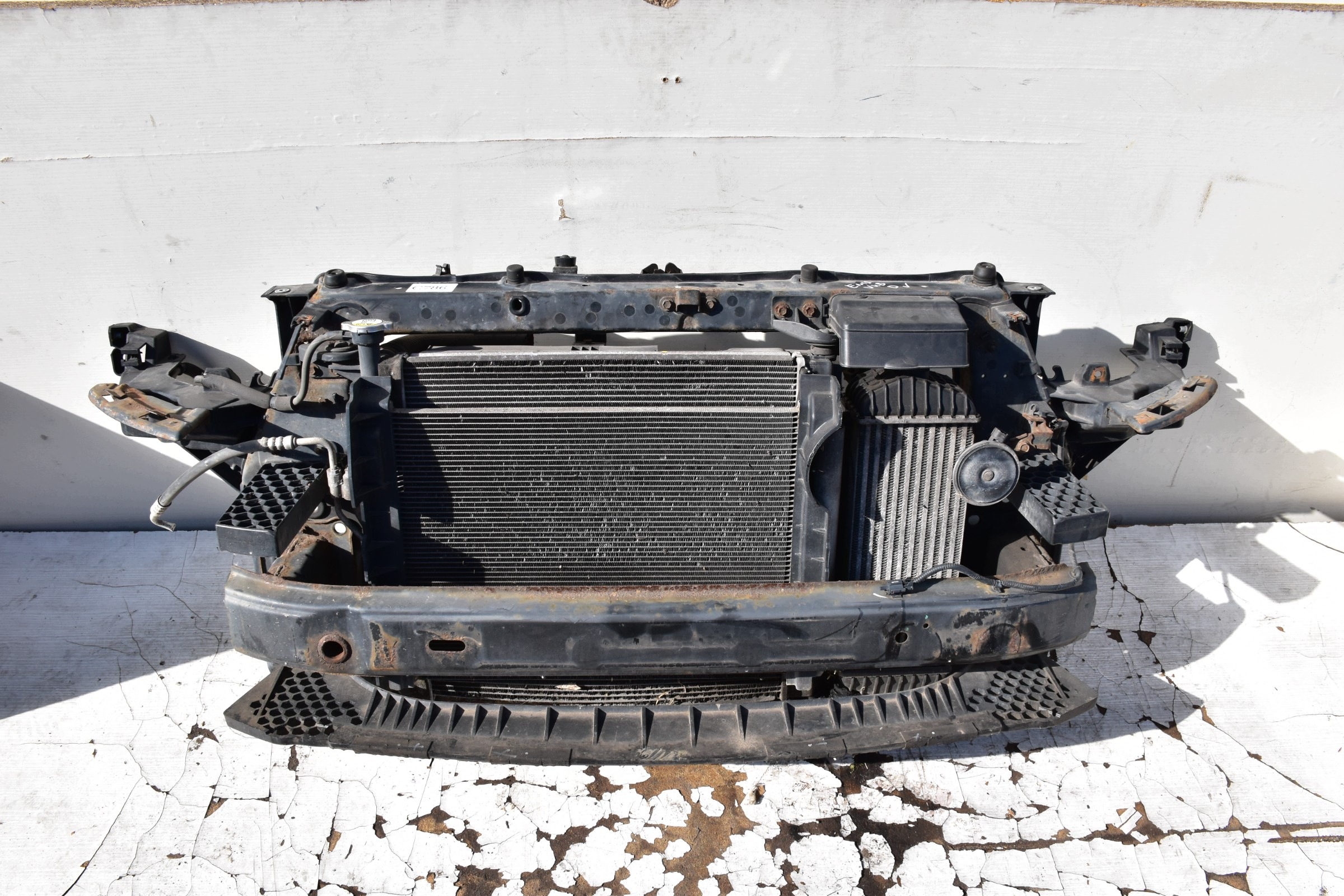 support panel for radiators pillar HYUNDAI IX35 and LIFT 2013-2015 1.7 CRDI 115KM Manual