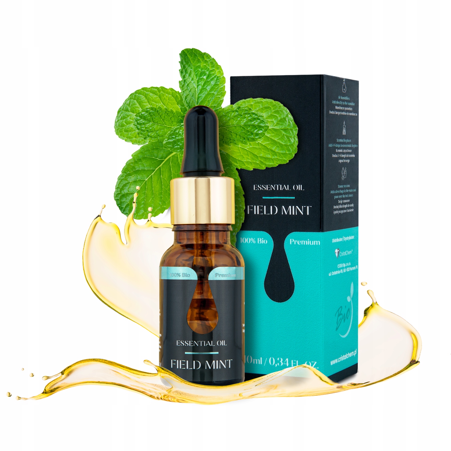 

Olejek eteryczny Bio 10ml *Mięta *Świece zapachowe