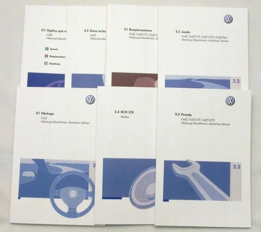 Volkswagen VW Golf Plus 2008-2013 Instrukcja Obsłu Marka Volkswagen
