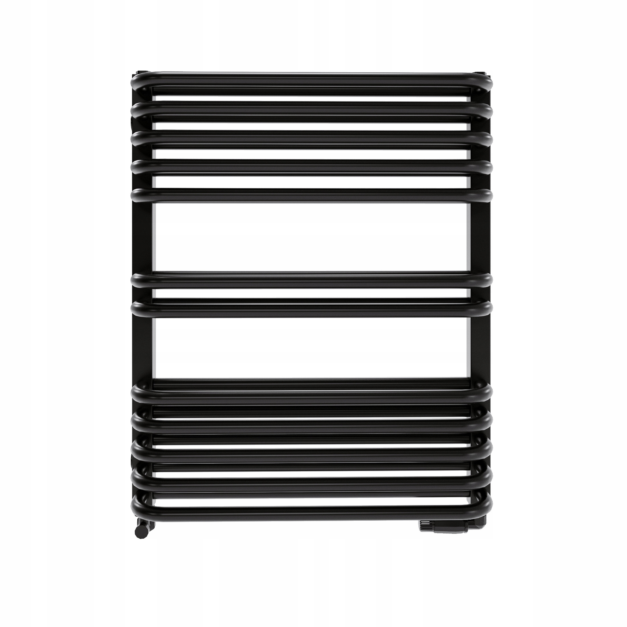 Koupelnový radiátor Luxrad Stark 64x53 černý mat Zbd 516W