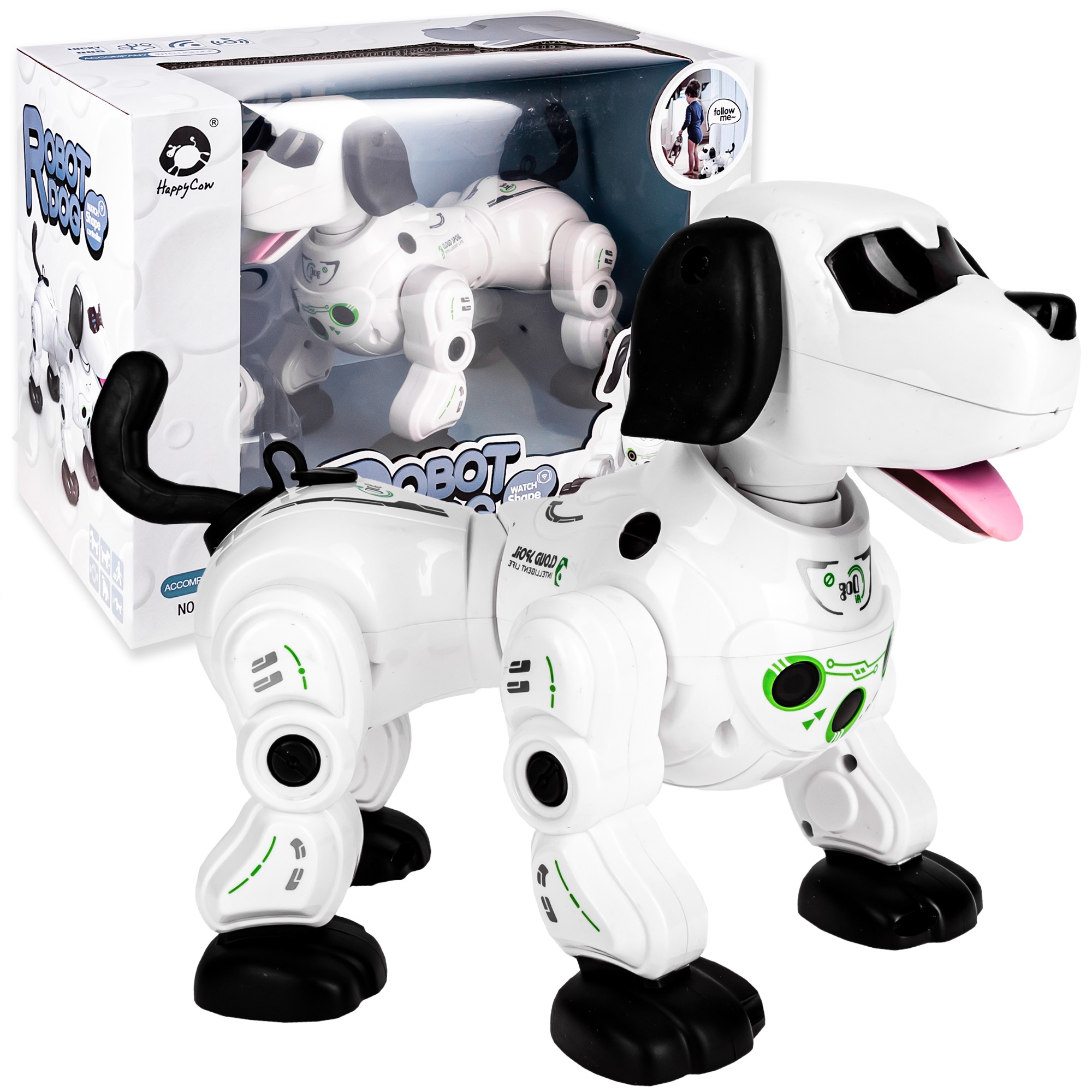 

Piesek Interaktywny Chodzi Robot Tańczy Komendy Rc
