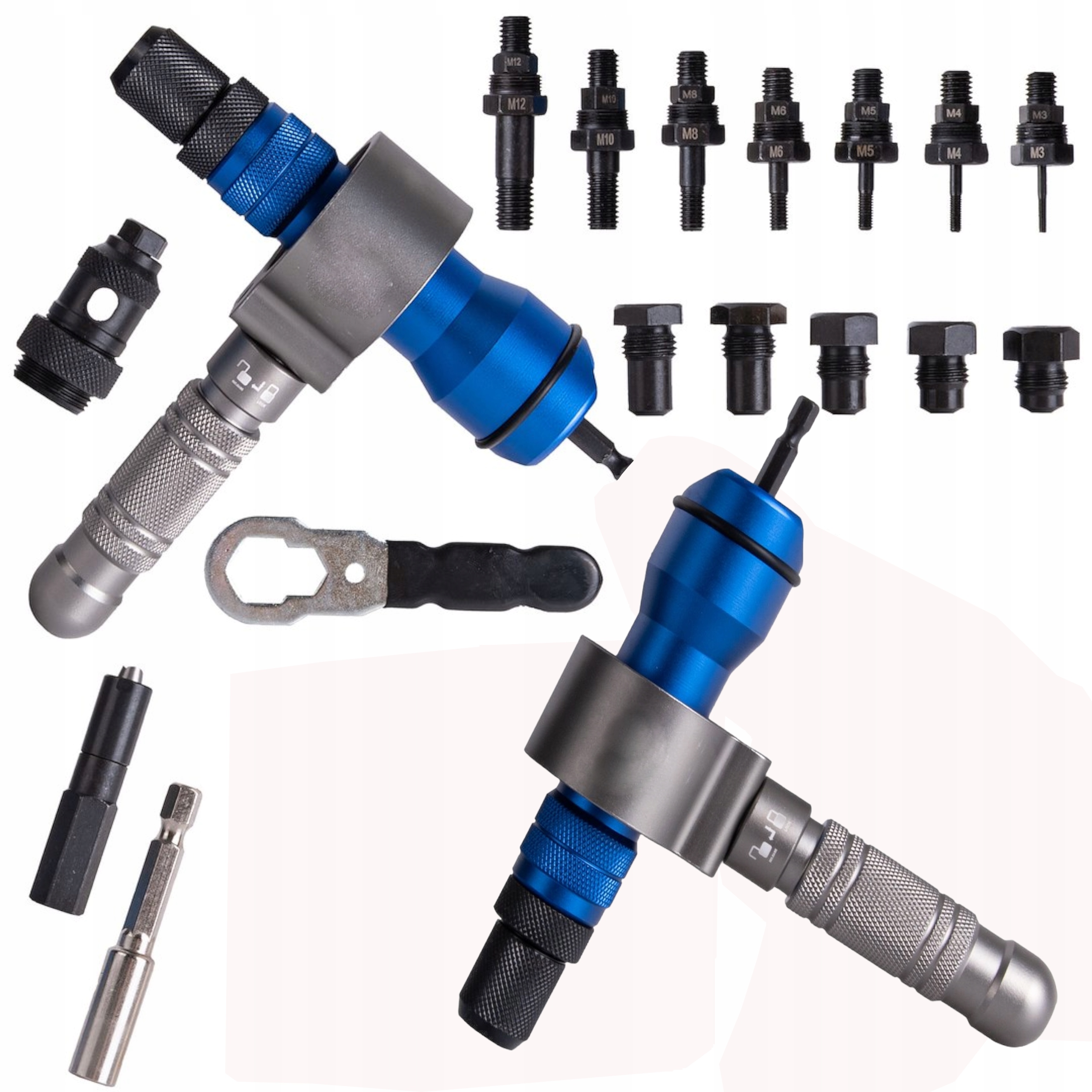 Nitownica Na Wkrętarkę 3W1 Adapter Do Nitonakrętek I Nitów Adapter Hex