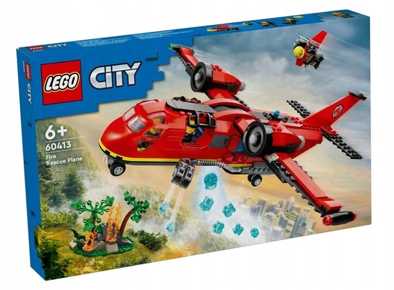 LEGO CITY 60413 STRAŻACKI SAMOLOT RATUNKOWY