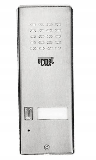 Panel domofonu Urmet 5025/1D 1-przyciskowy Inox