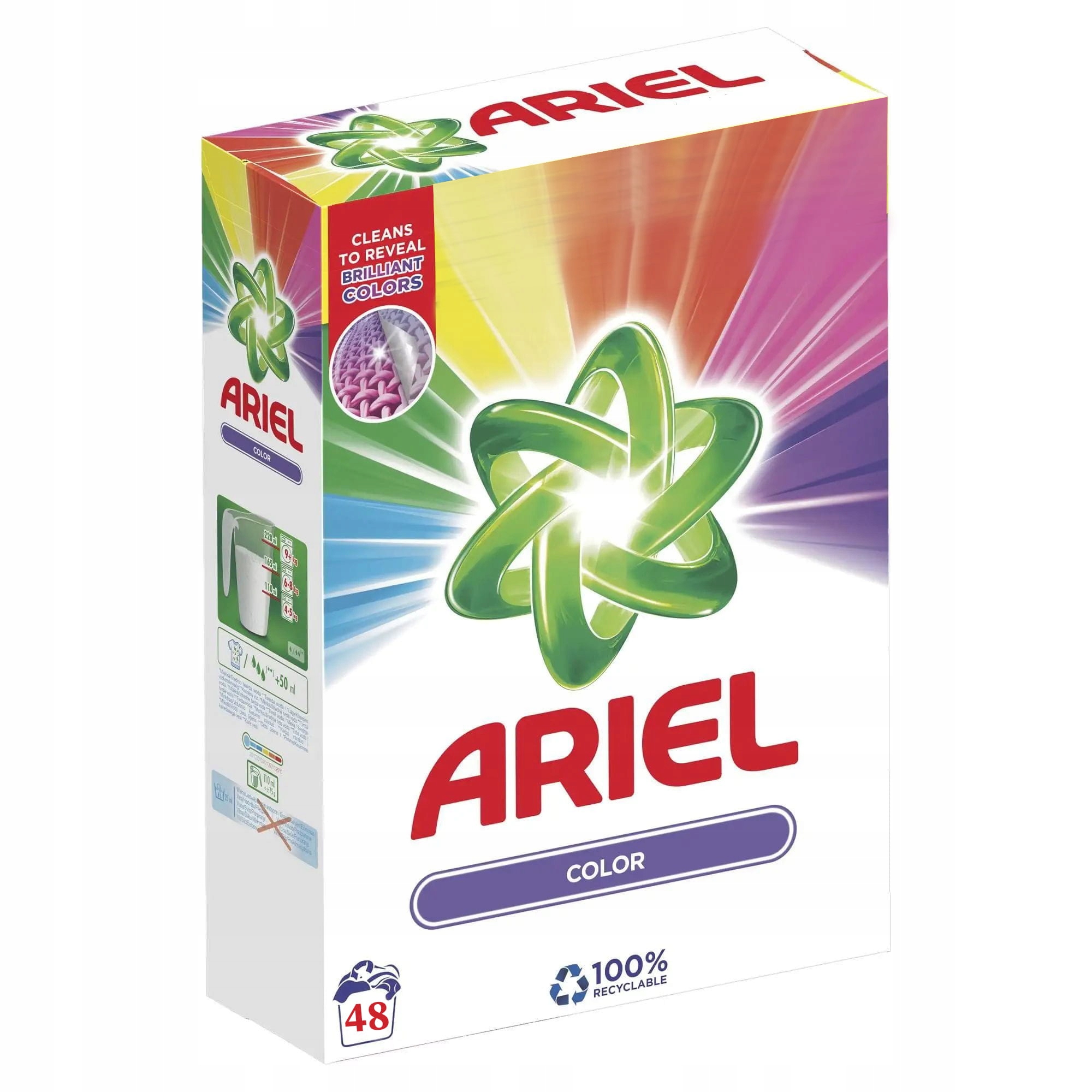 Levně Ariel Color prášek na praní 3,600 g 48 praní